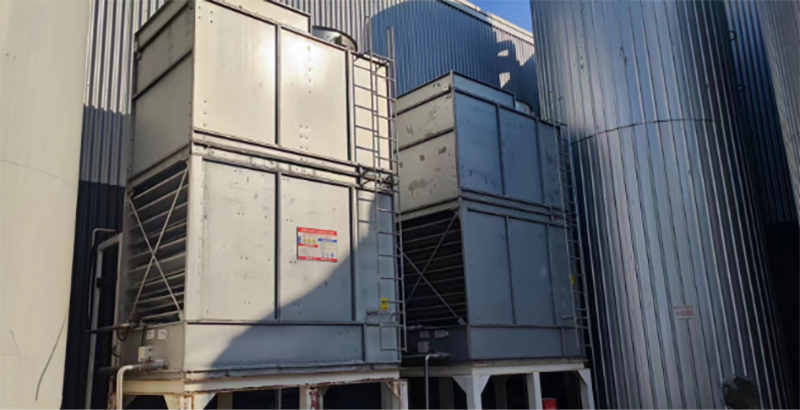 Split falling film evaporative cooling unit commissioning site (3)